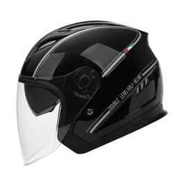 BYB/730 Motorcycle Helmets Helmet Half Open Face Men Women Casco Vintage Scooter Jet Retro Pare Moto Cascos Para