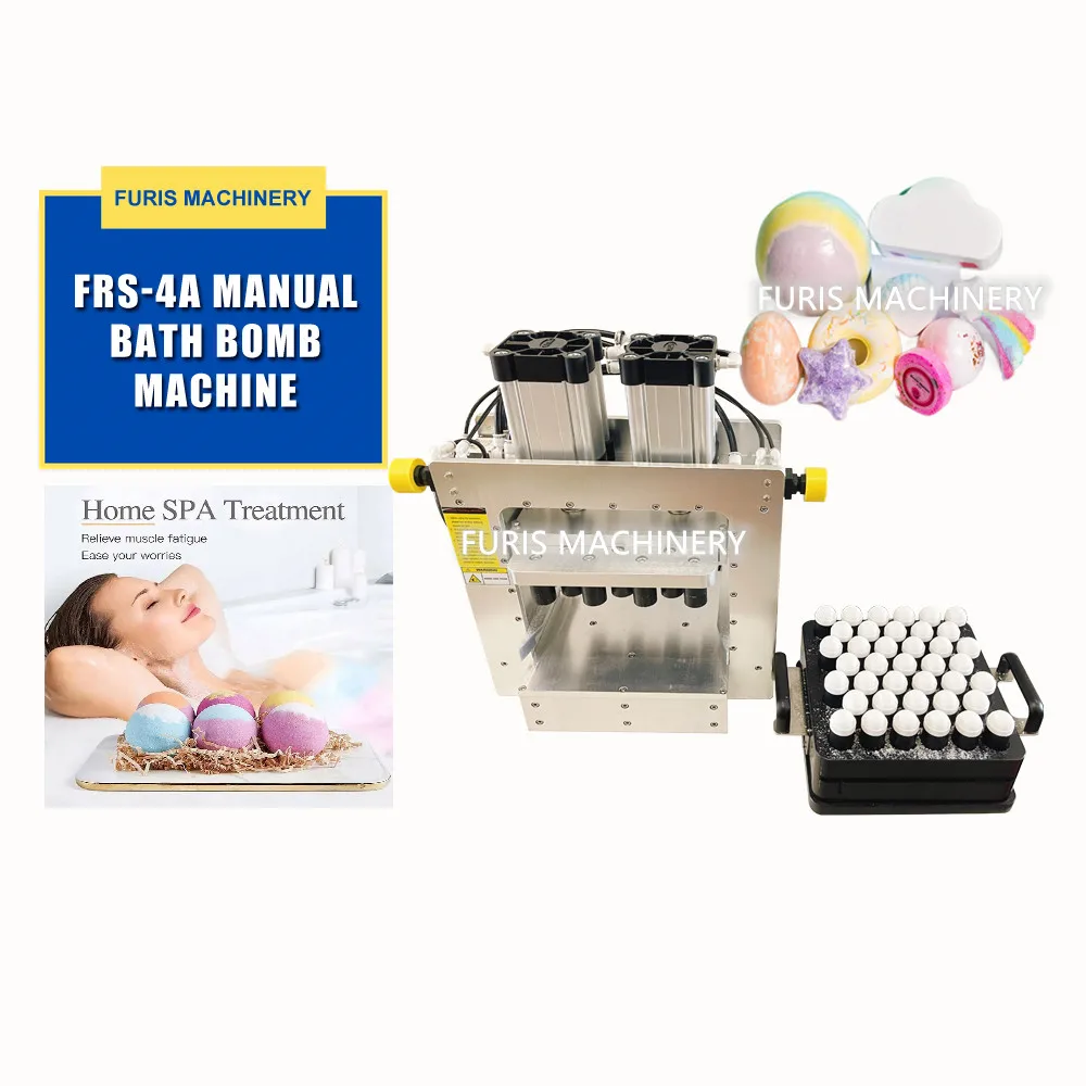 Multi Press Machine for Bath Bomb Balls Fizzy Shower steamers Shampoo bars Customized Mold Pneumatic Hydraulic Machine