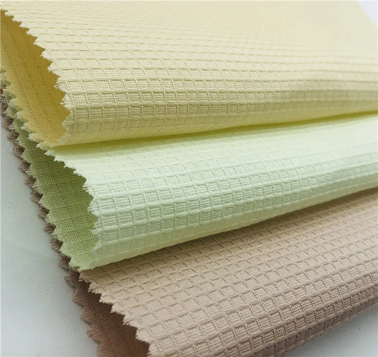 
100% Cotton High quality Waffle texture Fabric 