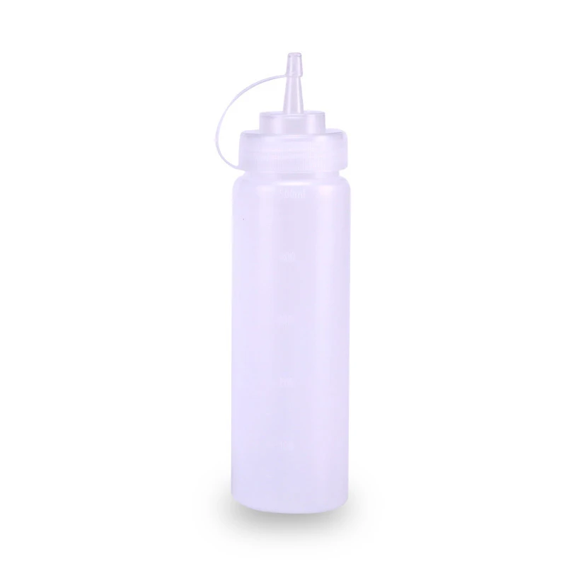 360Ml 12Oz Food Grade Bpa Free Condiment Squeeze Bottle Soy Sauce Plastic Bottle Salad Sauce Ketchup Packaging