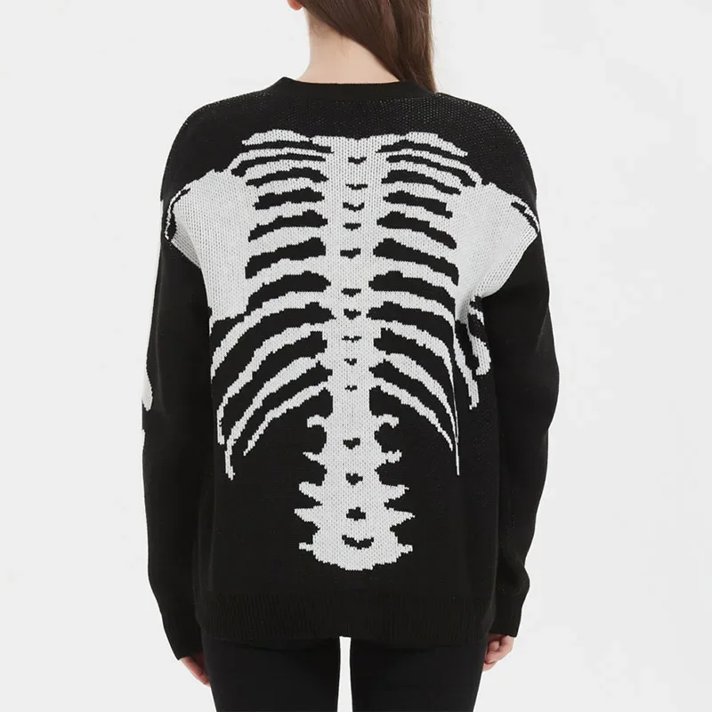 Women Knitted Sweaters Cardigan 2024 Autumn Winter V-neck Button Coats Casual Long Sleeve Outerwear Lady Vintage Knitwear