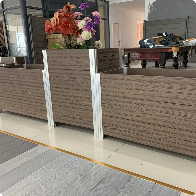 easy installation Most Popular Flower Wpc Raised Garden Bed Box Diy Composite Wood Planter with low price