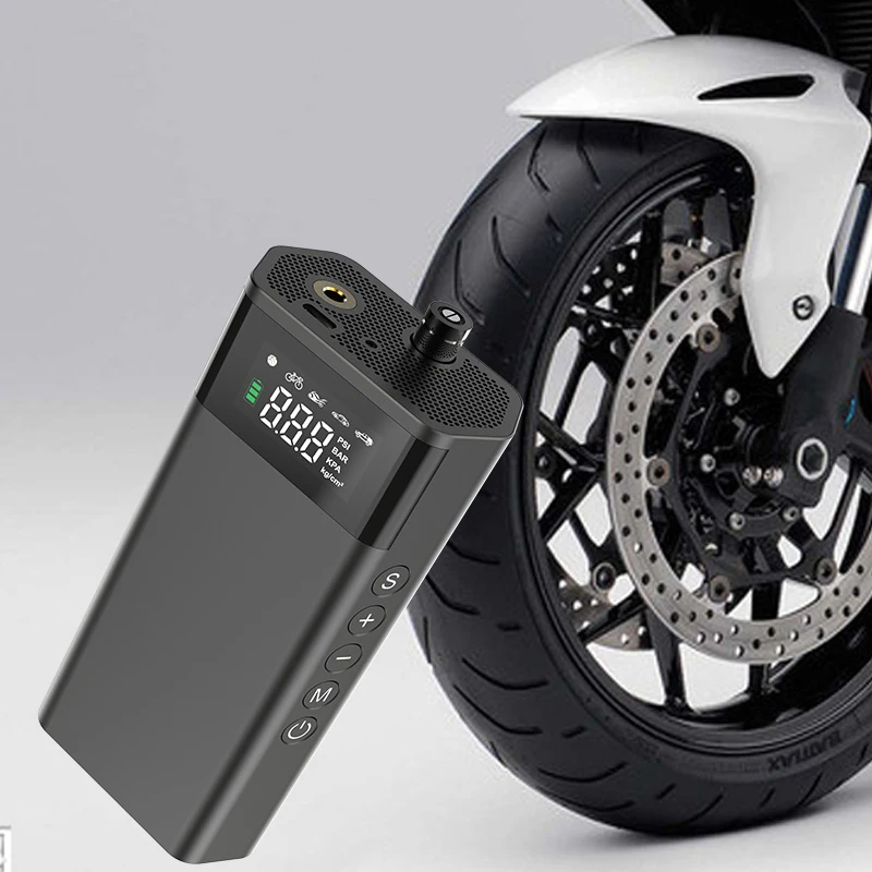 
CARSUN High Quality Rechargeable Cordless Intelligent Digital Car Tire Air Compressor Pump Automatic Cordless Tire Inflator 