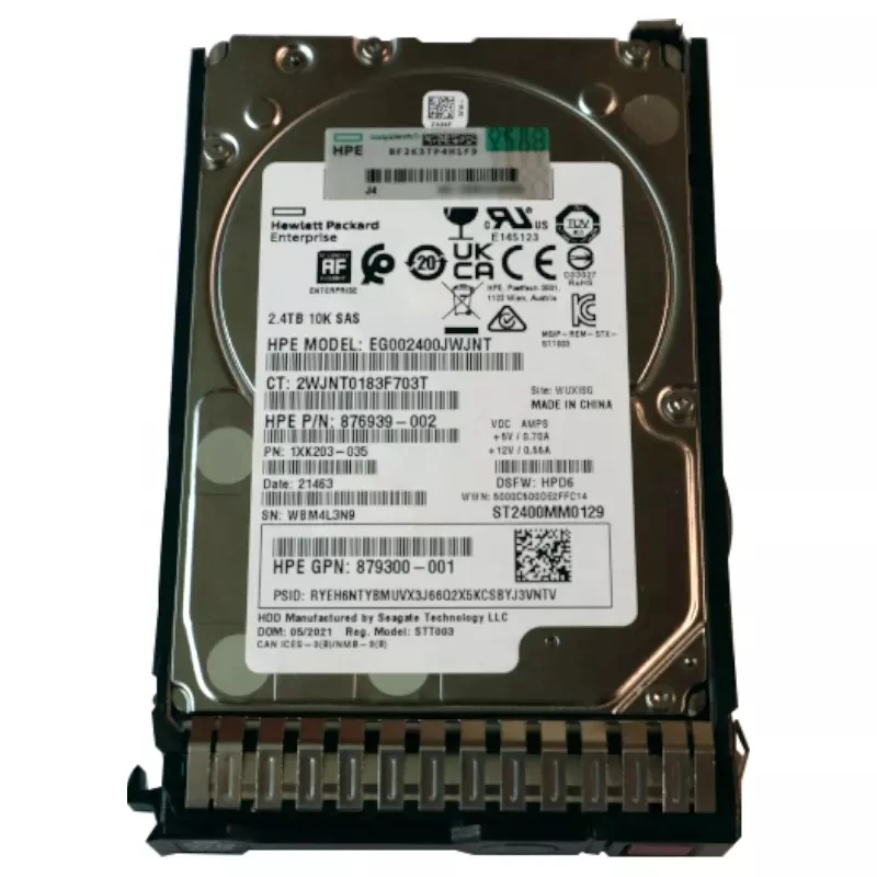 China Professional Manufacturer Disk 881457-B212.4TB HDD For Sale