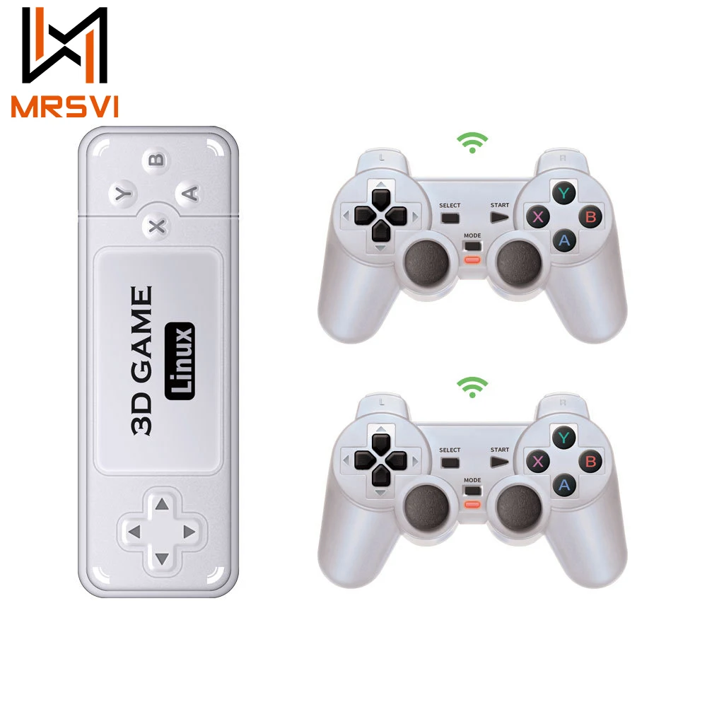 Factory direct sales 3D video game consoles tv 64/128 bit 10000 game console video 4k game stick