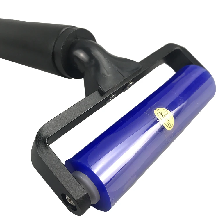 In Stock lint remove manual reusable washable dust cleaning pcb sticky roller with handle