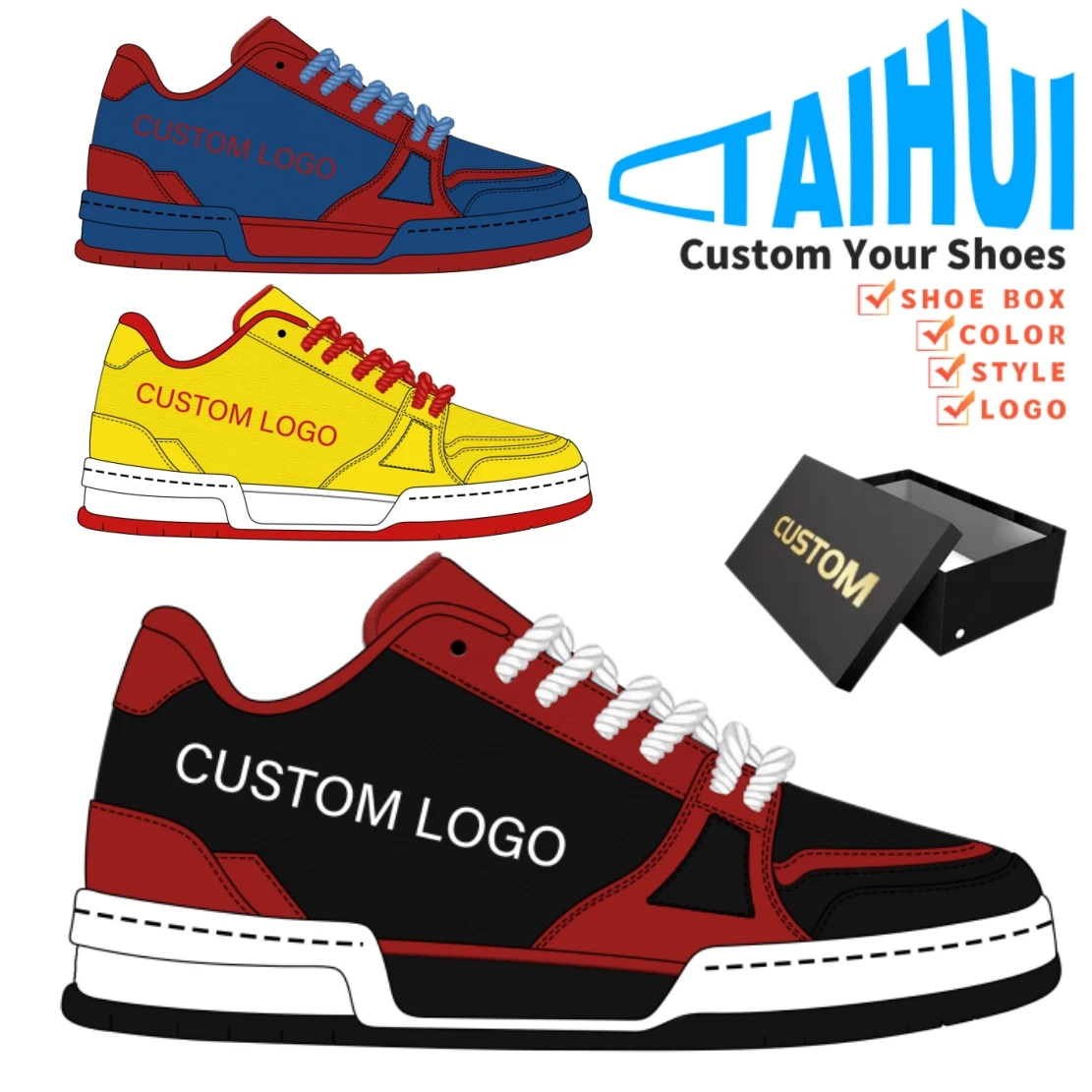 OEM ODM Casual Designer Sneakers High Quality Sports Running Air Retro J1 Basketball Shoes For Men Sneaker Manufacture Custom