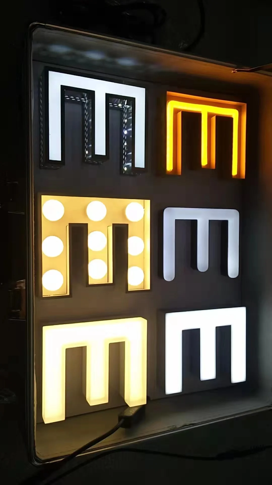 Factory High Quality New Led Letter of Inquiry Sample Led  Letters Light Box