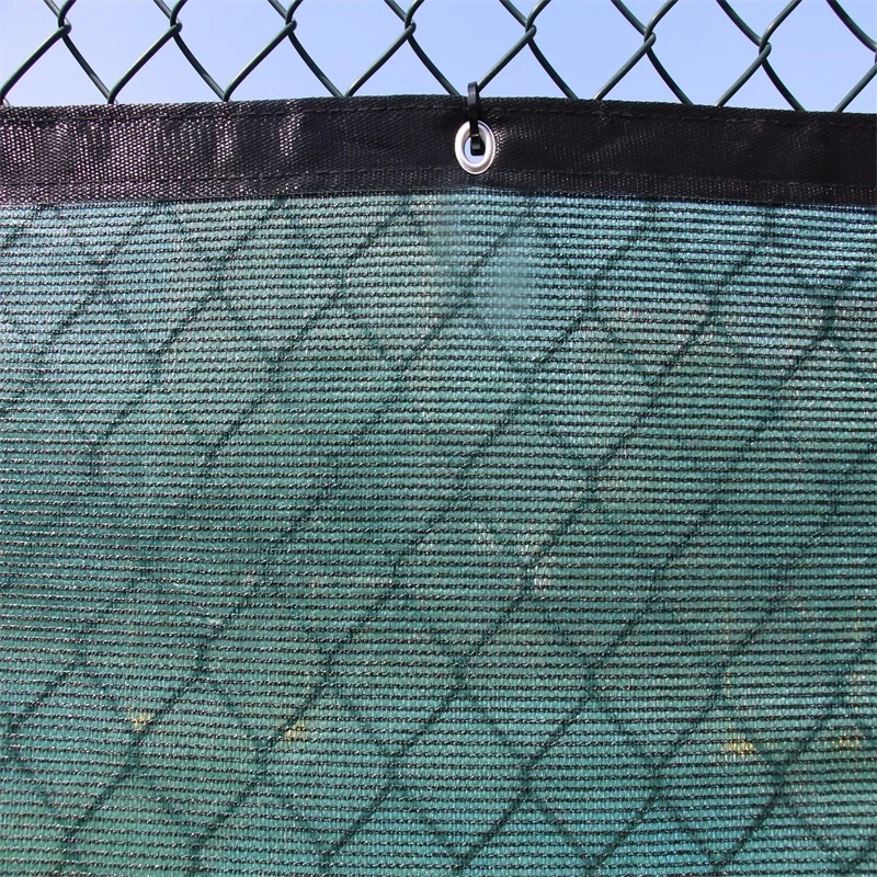 Heavy duty 240gsm windbreak privacy screen nets aluminum buttonholes windbreak nets