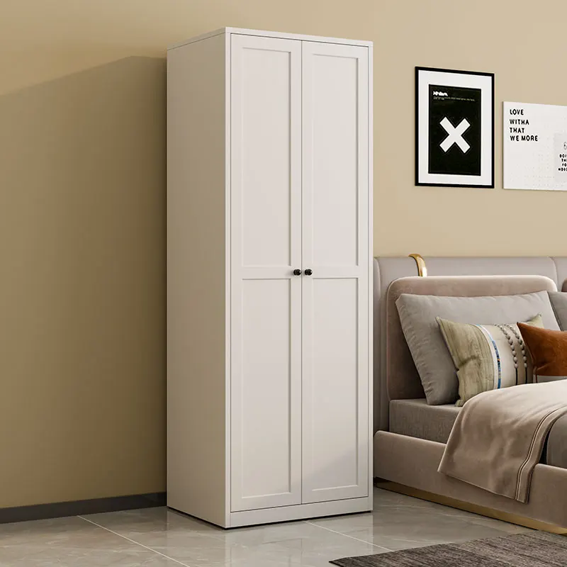 Factory Directly Supply Metal Wardrobe Bedroom Living Room Closes Storage Cabinet Cloth Wardrobe with Swing Door