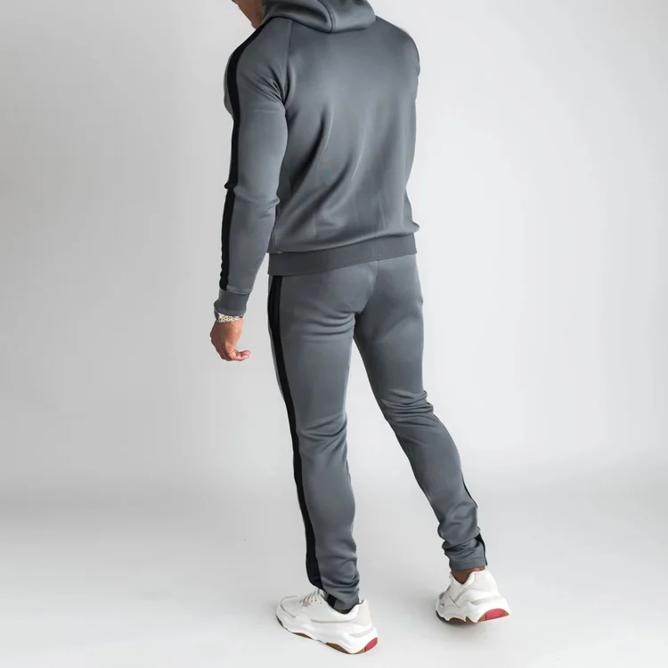 Custom track suit stripe tracksuit men tracksuits sports