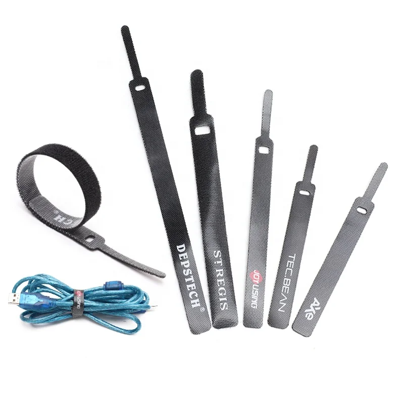 Nylon Hook and Loop Tape Back to Back Hook and Loop Cable Ties Fasteners Strap