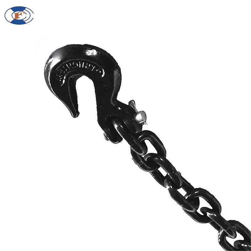 HF astm/nacm standard g70 tow truck safety yellow galvanized chain