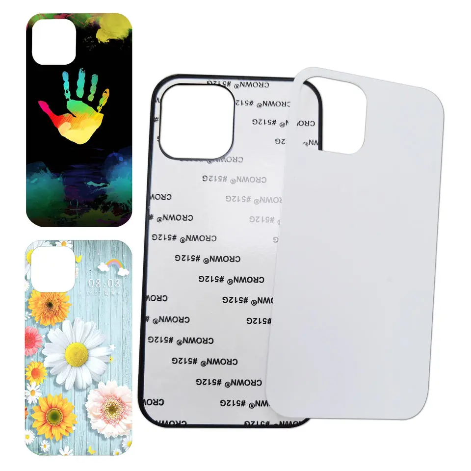 Wholesale 3d 2d Pc Tpu Clear Hard Blank Sublimation Cell Phone Case For Iphone 12 13 14  Mobile Smartphone Custom Blank Cover