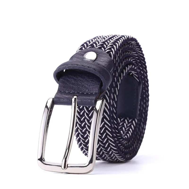 140cm-160cm large size elastic Breathable Woven Elastic Knitted Belt Casual Belt For Golf Pants Jeans