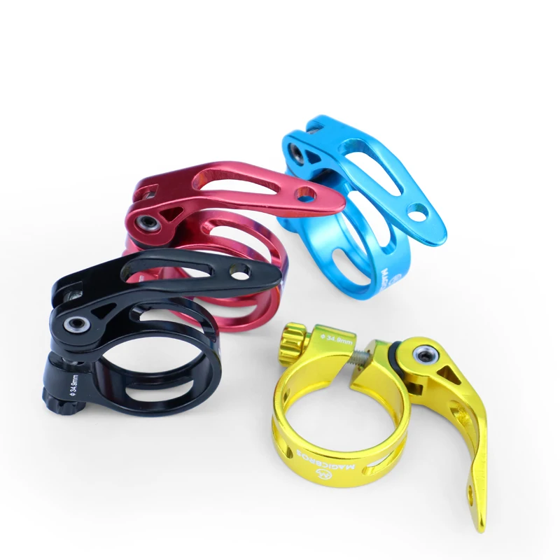 Aluminum Ultralight Quick Release 34.9mm MTB Mountain Bicycle Seat Post Seat Post Clamp for 30.4~31.8mm Seat Post