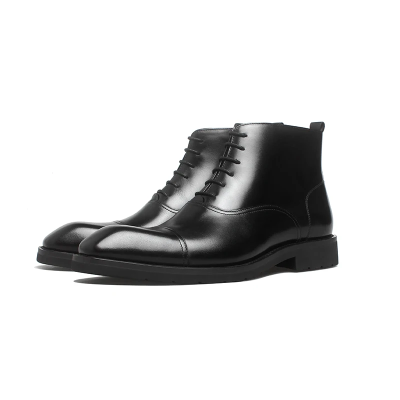 Top Quality Factory Price Handmade Genuine Leather Mens Winter Boots