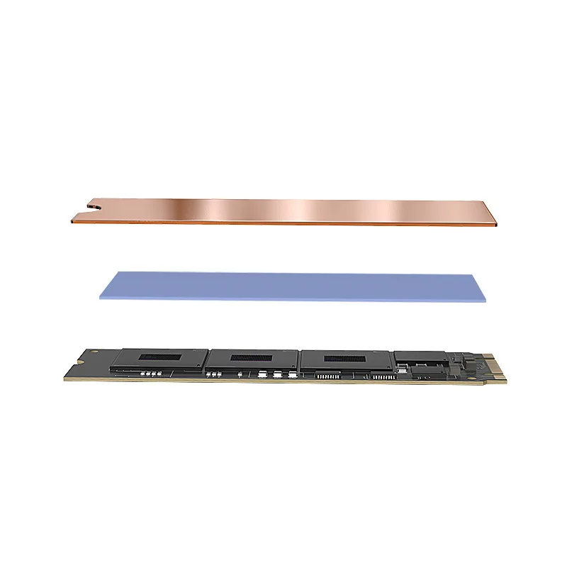 Медный радиатор охлаждающий лист NVME NGFF M.2 2280 SSD детали теплоотвода