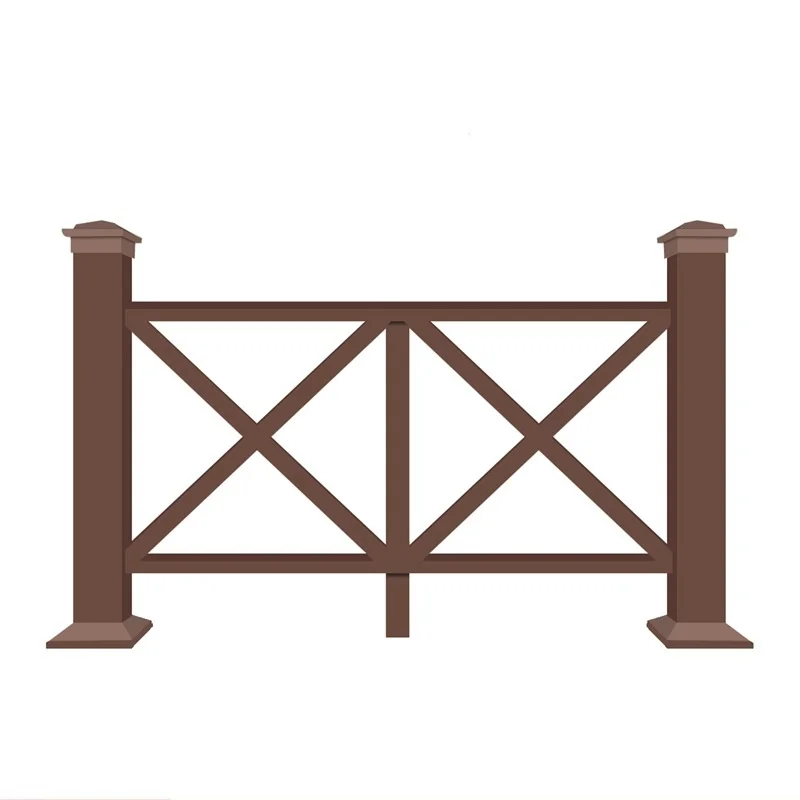 Courtyard Garden Scenic Area Handrail Wood Plastic Railing
