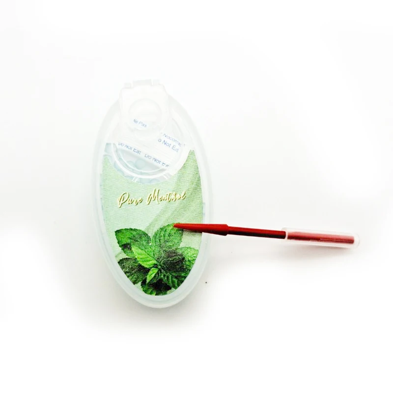 Chocolate flavor cigarette pops essential oils refreshing capsules burst beads
