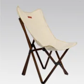 Хит продаж, оборудование для кемпинга, белый холст, складной стул для кемпинга, дерево