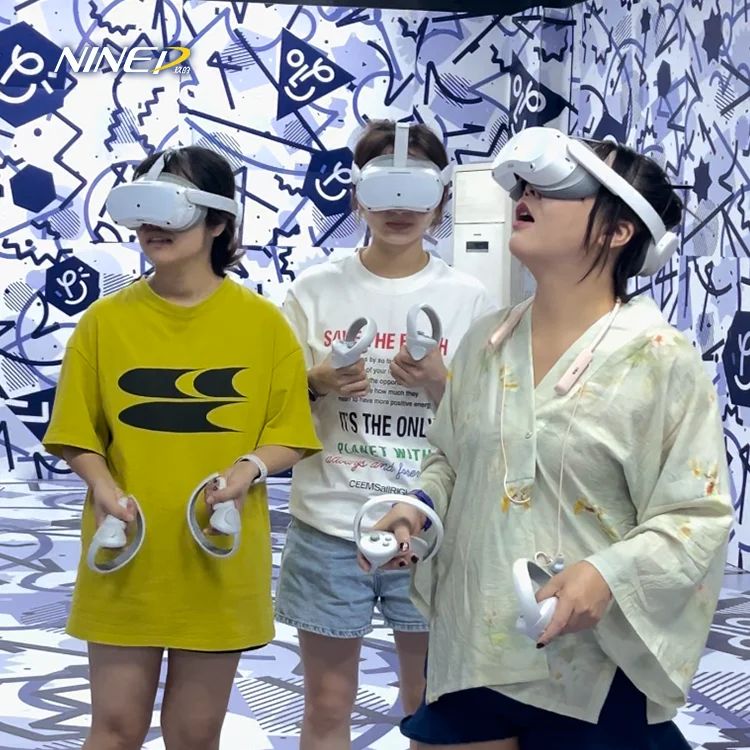 Factory Direct Sale 2-6 Players VR Shooting Arena 9D VR Free Walking Big Space With Gun