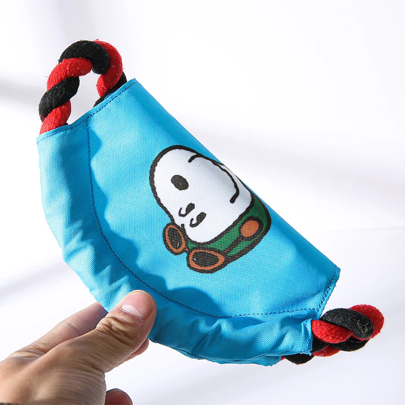 2023 New Style soft rubber nylon training silicone flying disc pet dog toy