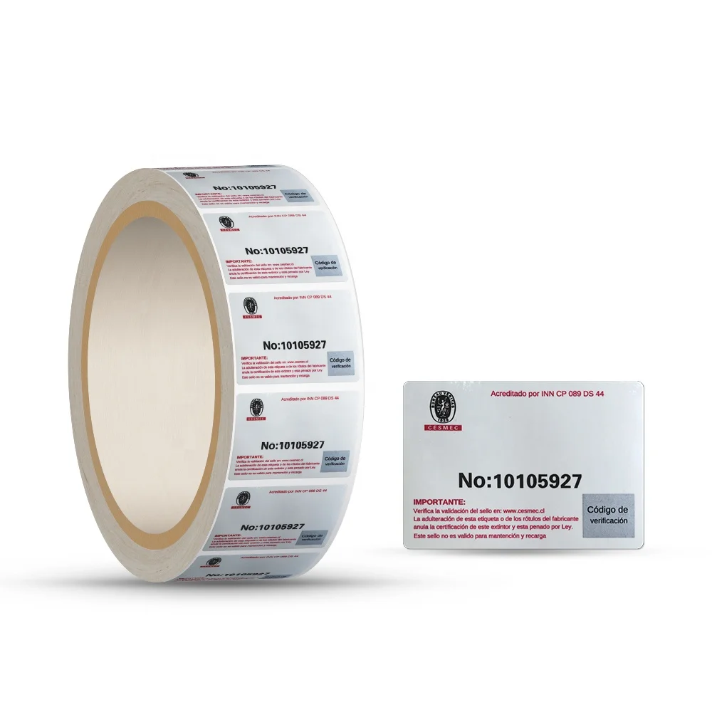 custom self adhesive label scratch off QR code print waterproof vinyl stickers die cut with serial numbers qr code