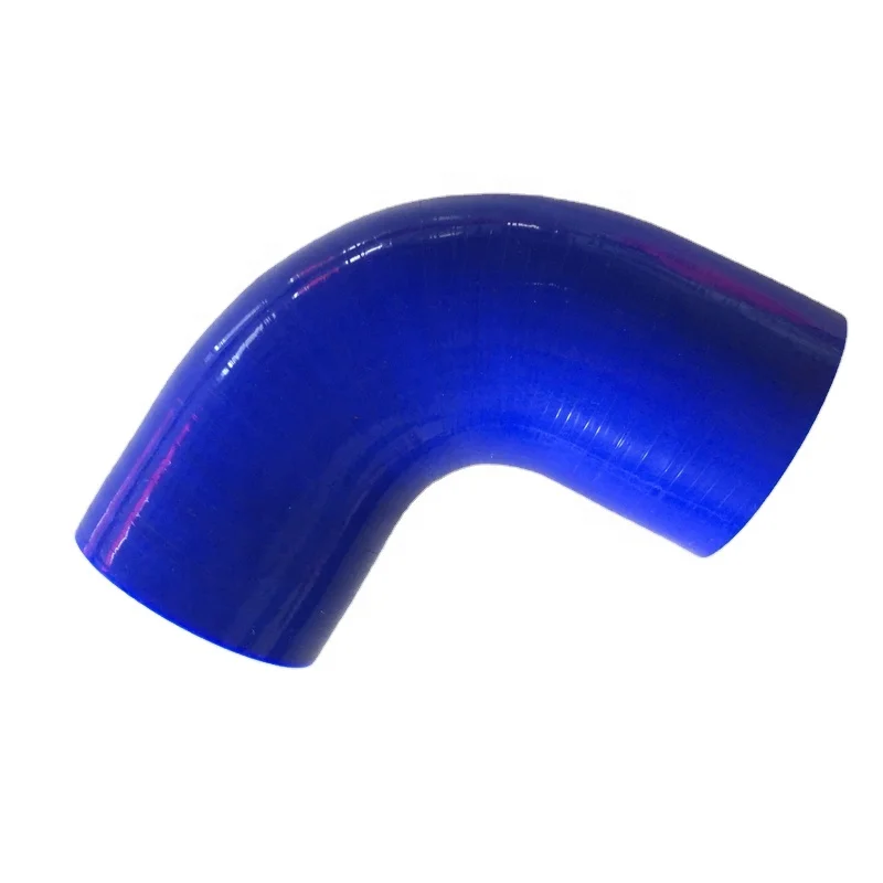 Wholesale Automotive Braided Silicone Rubber Hose Straight Coupler Radiator Flexible 90 Degree Elbow Silicone Hoses