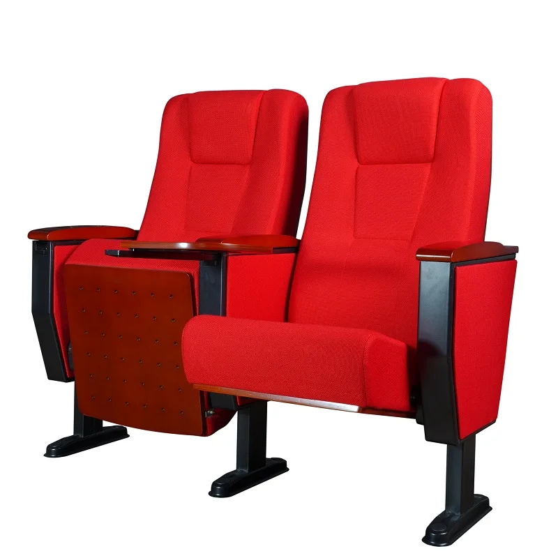 good quality conference furniture red fabric auditorium chair cinema chair for theater
