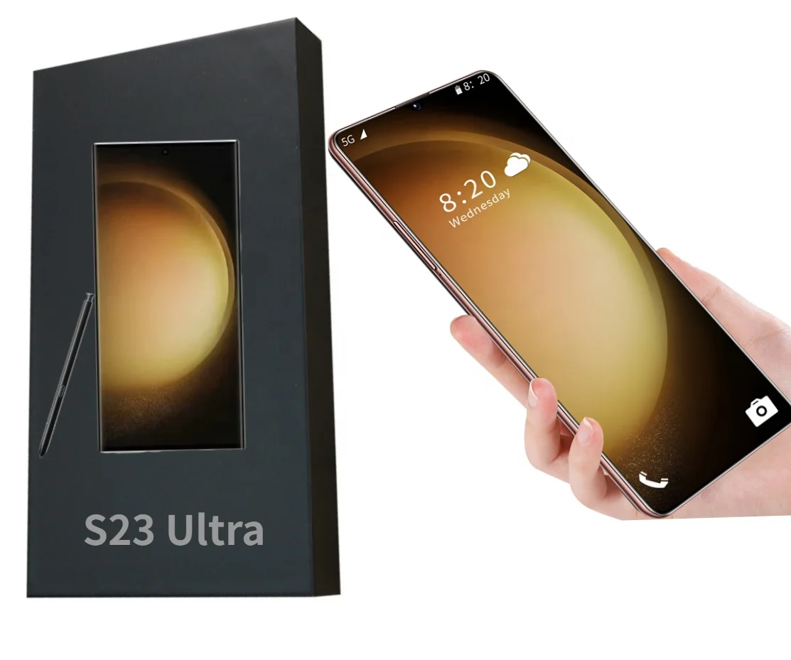 S23 Ultra 16GB+1TB Smart Android Phone 6800mAh Global 5G Dual Card Dual Standby Unlock Smartphone Cellphone