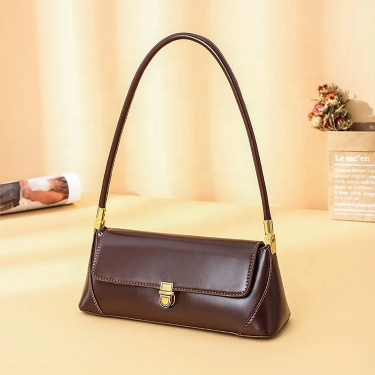 Fashion Leather Women Hand And Shoulder Bag Custom Side Bags For Girls