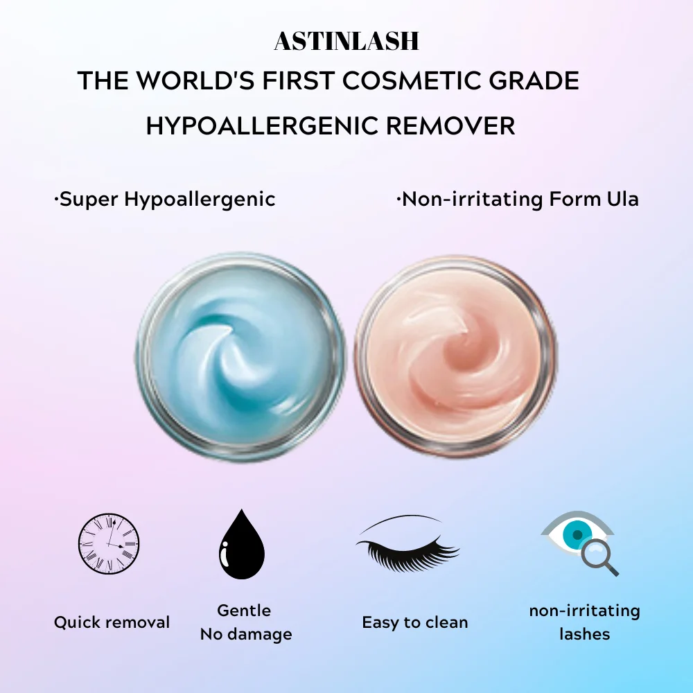 ASTINLASH Best Selling Korea Cream Type Glue Remover Eyelash Extensions Lash Removing Cream Remover Eyelash Glue adhesive