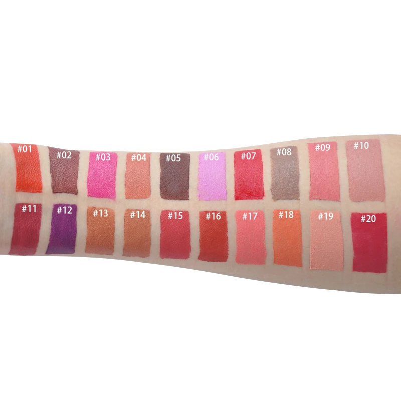 Customized Korean Colorful Cheap Vegan Moisturizing Silky Glossy Lipstick Vendor Lip Makeup