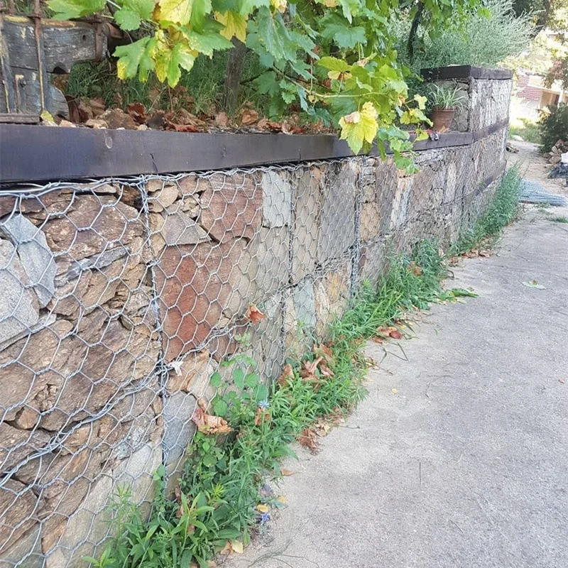 2.2mm Gabion Mesh Box 60X80mm Mesh for River Bank 2*1*1m