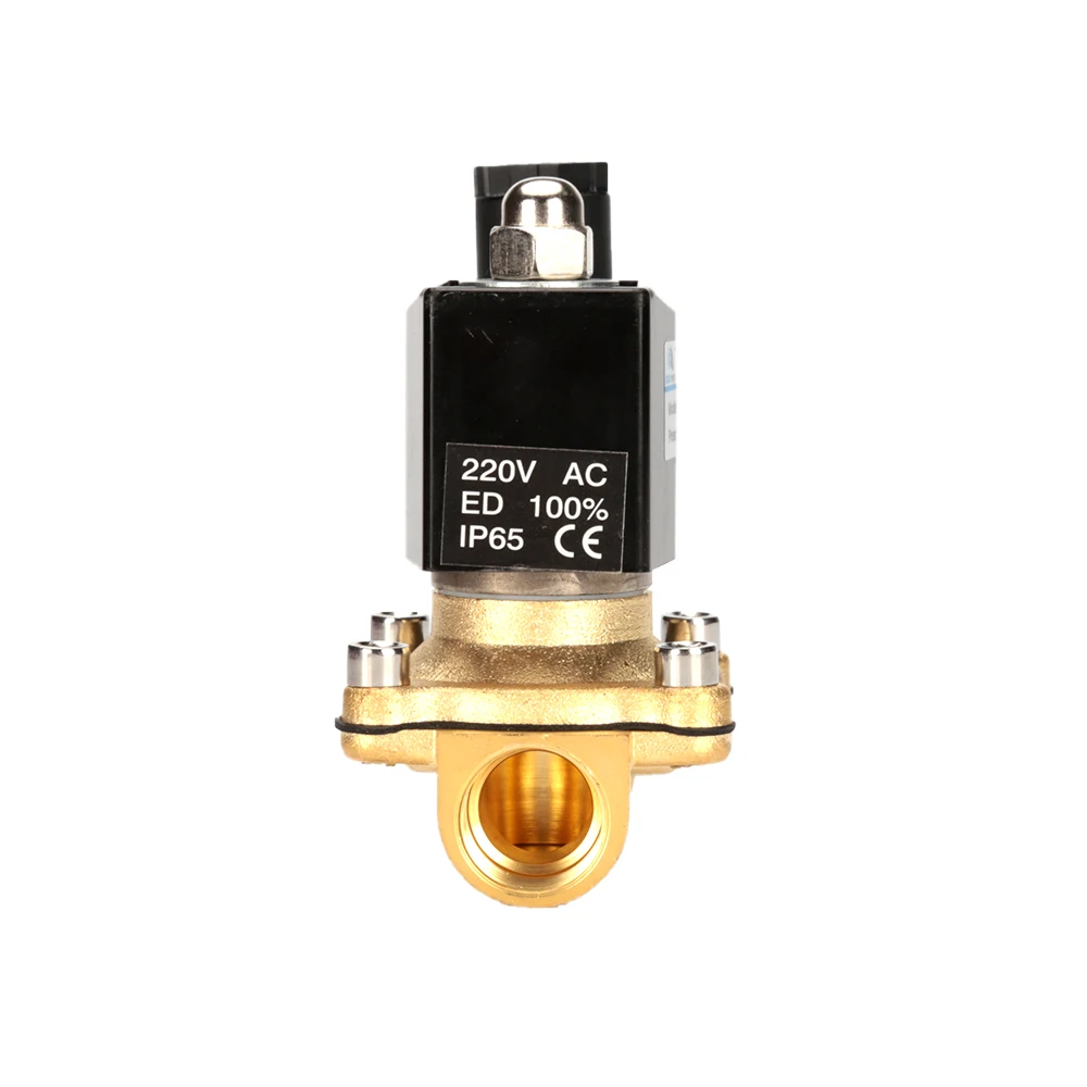  Низкая цена 2/2 Way 2 W IP67 пластиковая катушка 1/2 нормально закрытый Соленоидный клапан для воздушной