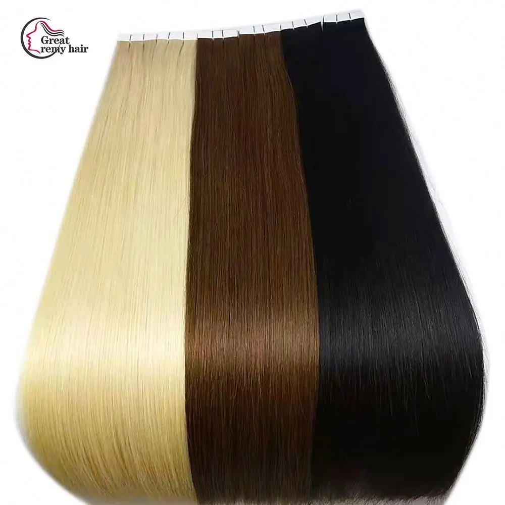 Advanced Technology Wholesale Price Tape In Hair Extensions 100% Indian Human Hair 12A
