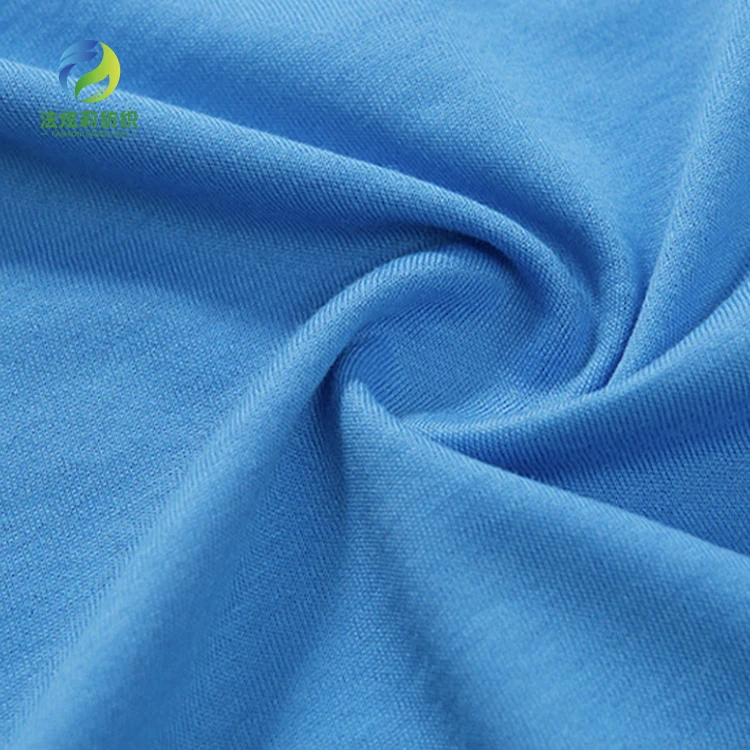 High quality 40s 170gsm 100% mercerized cotton modal spandex mercerized cotton jersey fabric for mens shirt