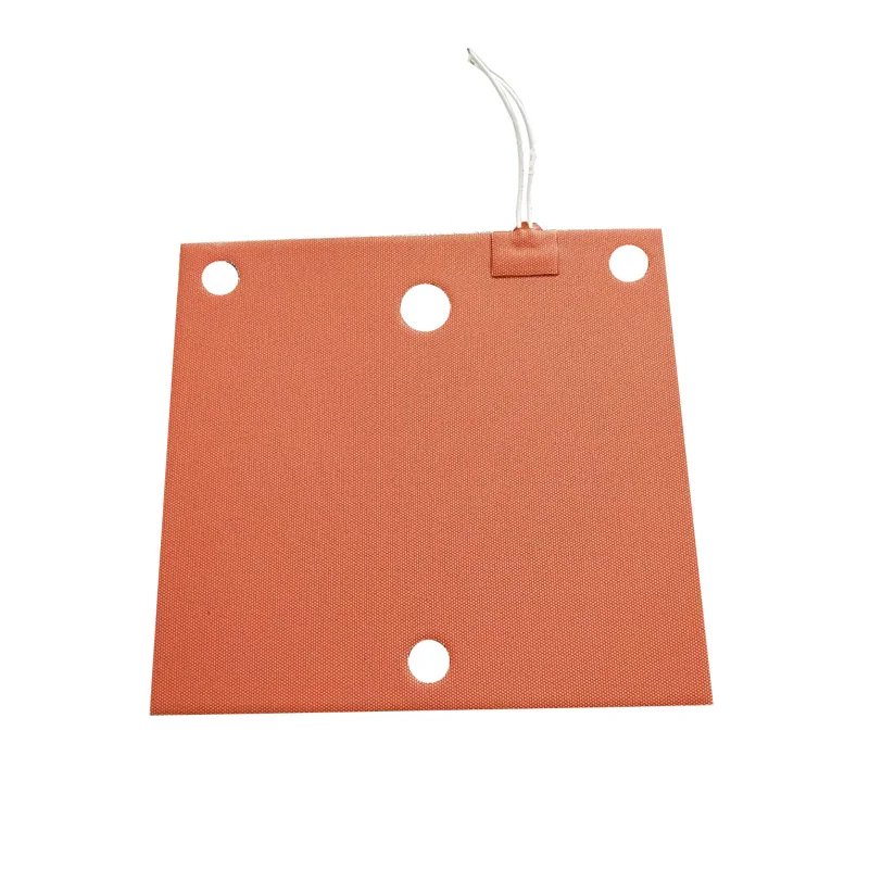 China Made 220v 300w Industrial Flexible Electric Pad Heater Silica Gel For Laboratory