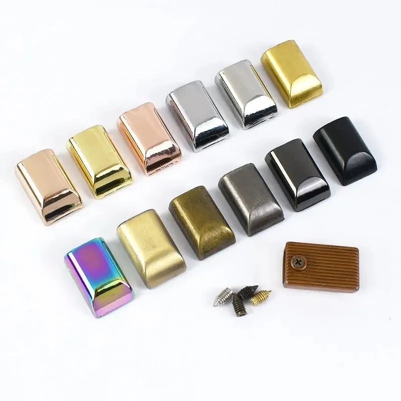 Deepeel H4-3 9mm Hardware Accessory Metal Zipper Tail Clip Zip Stopper Rope Cord Stopper Plug Head Detachable Screw Bag Clasp