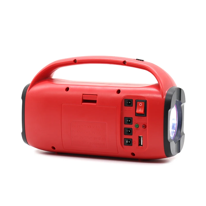 Wireless Speaker Light Radio Solar Usb 3w Fm Wireless Speaker Portable Solar Lamp Solar kit Power System Radio For Home
