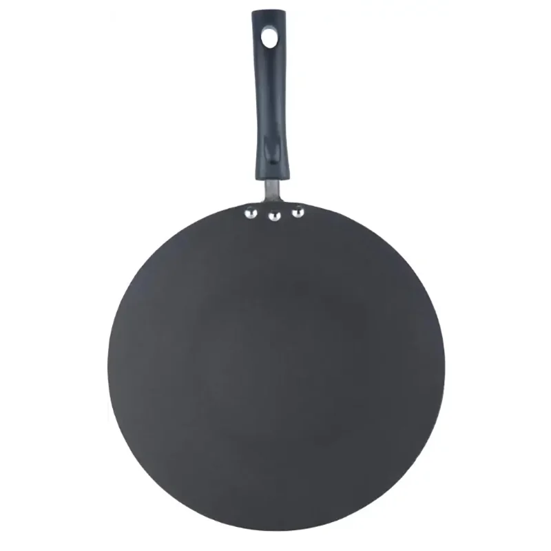 Aluminum  Non Stick Piza Pancake Round Flat Cake Tawa Crepe Pans roti tawa pan