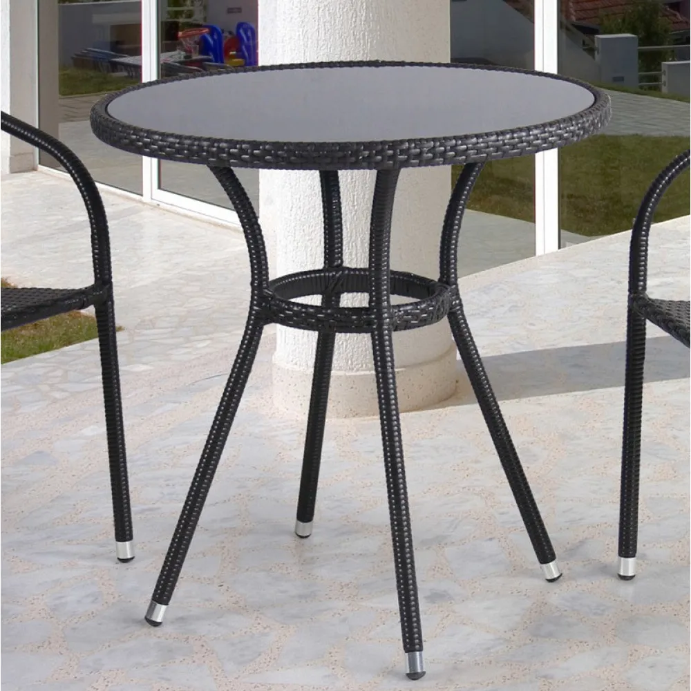 Round tables outdoor coffee table furniture rattan