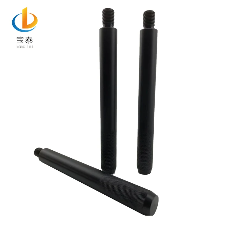 
Nylon rod nylon round guide rod processing thread knurled PA6 black glue rod 