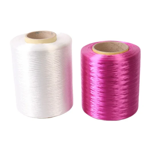 Polyester Flame Retardant FDY yarn ht dope dyed polyester 840D 420D fdy high tenacity yarn for ropes
