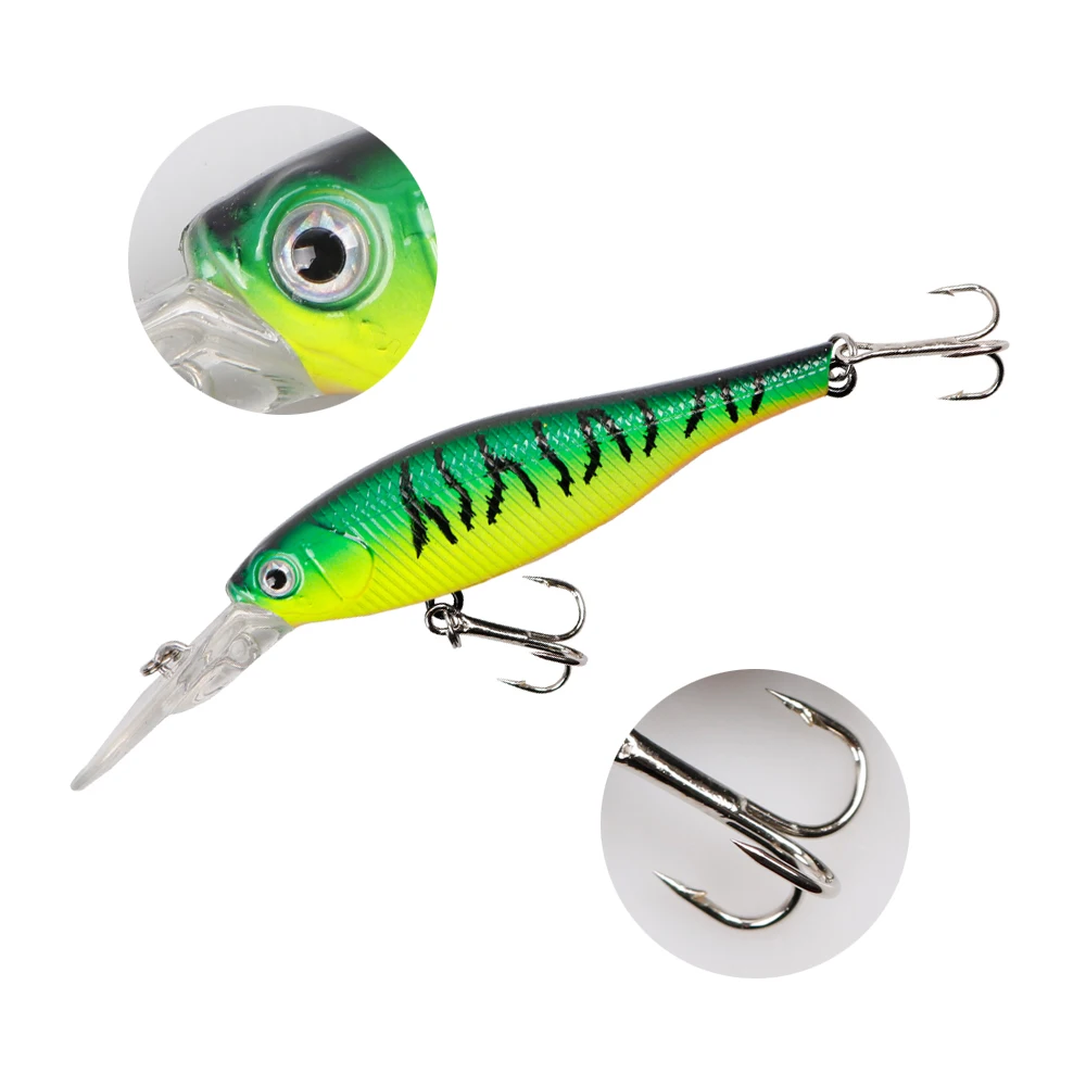 LUSHAZER Wholesale 9.5CM/7G trout tackle fishing lures hard bait minnow lures