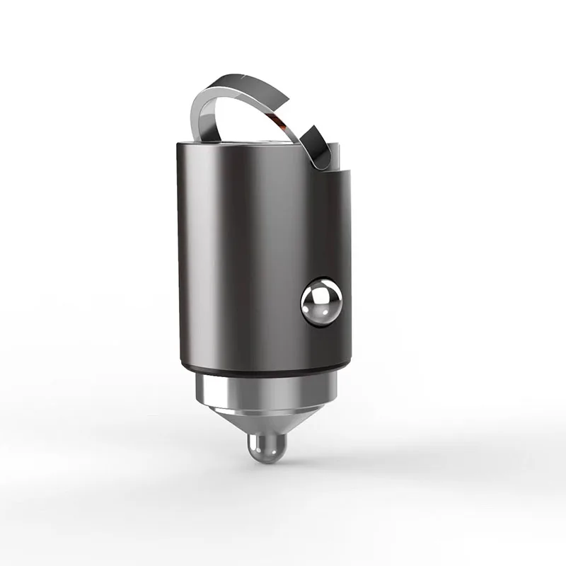 oem custom dual port aluminium alloy car charger fast charging 30w mini pd car charger for phone usb c car charger adapter