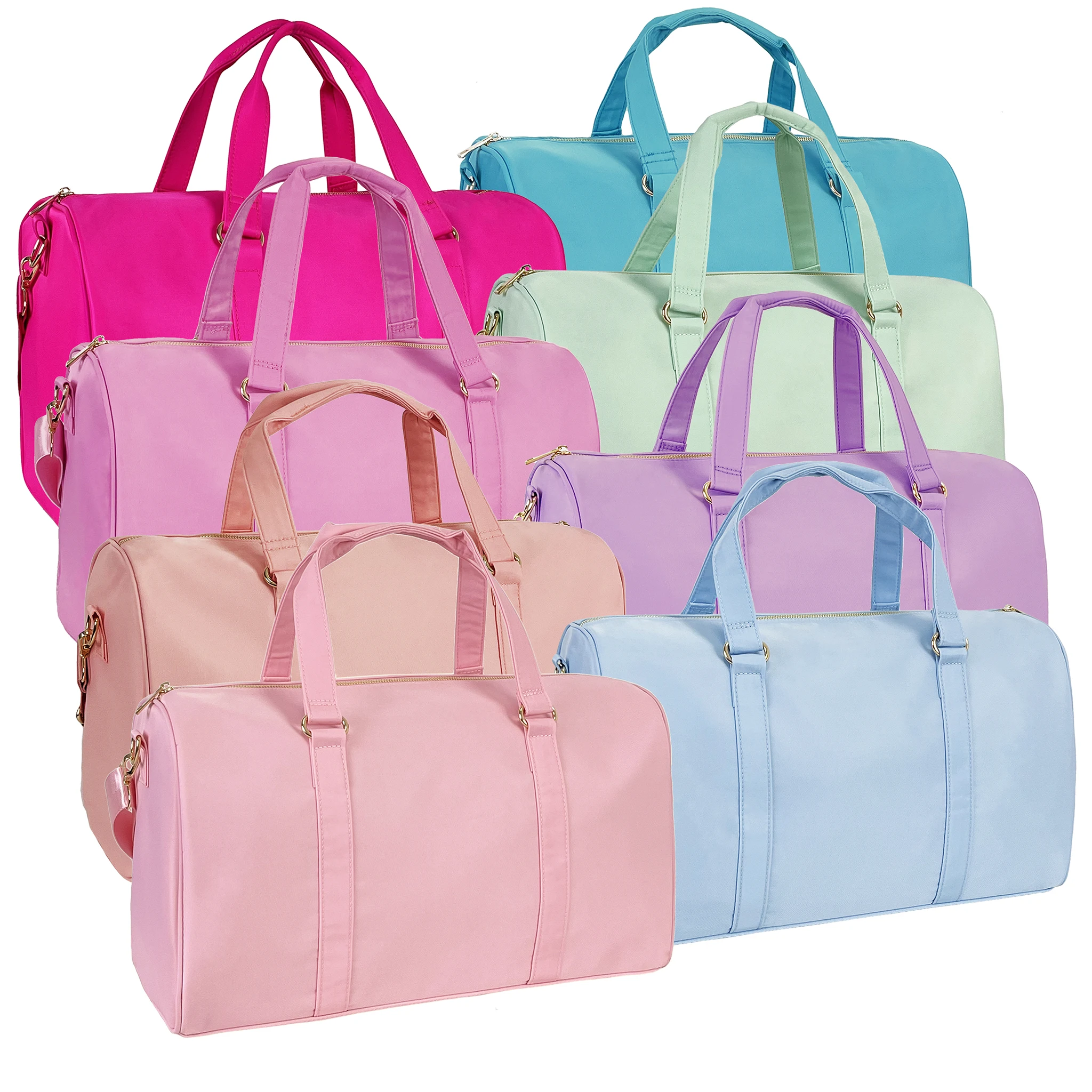 2023 High Quality Large Simple Portable Custom Logo Gym Bag Waterproof Crossbody Travel Tote Bags Custom Sport Duffel Bag