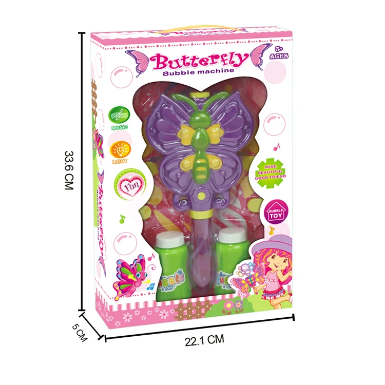 
Battery operated bubble machine toys plastic funny butterfly electric bubble toys 