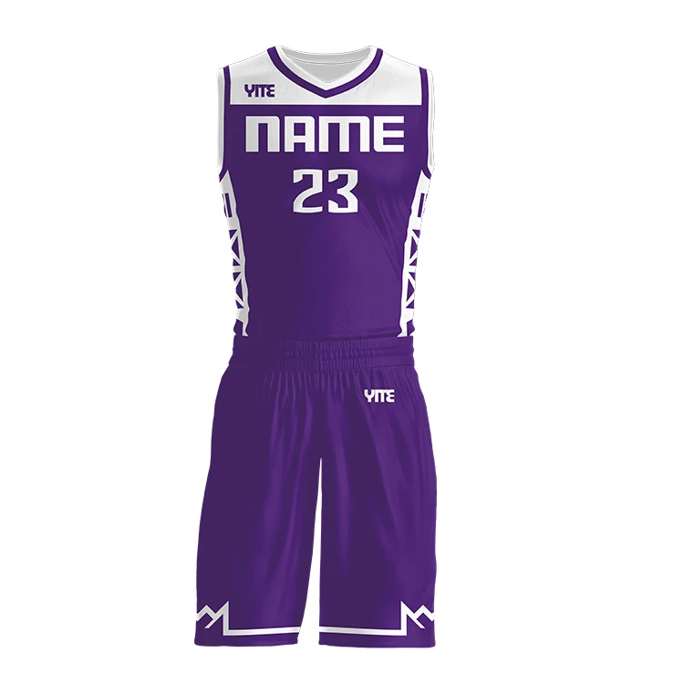 women basketball uniform design purple basketball uniform sublimation basketball jersey